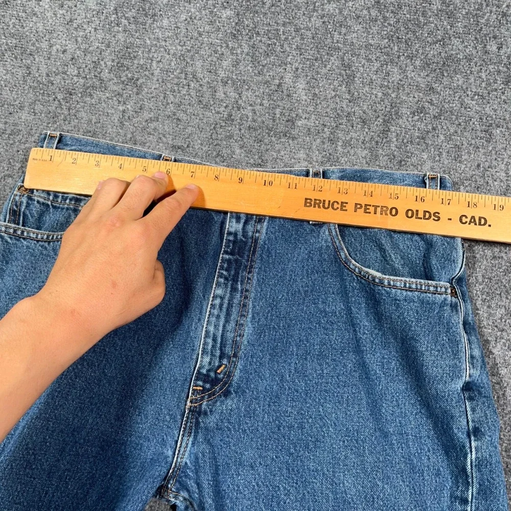 VTG Y2K‎ Levis 505 Mens 38x32 Regular Fit Straight Blue Denim Jeans Made in USA